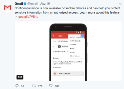 Art7wing : Kini Bisa Tentukan Masa Berlaku Email Gmail Yang Kita Kirim