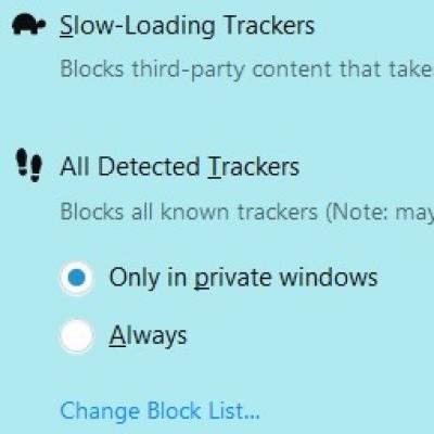 Art7wing : Anti Tracker Akan Hadir Di Firefox