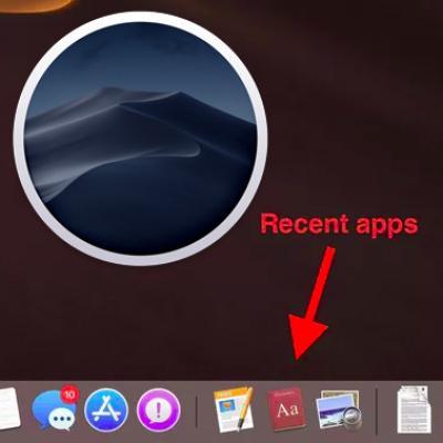Art7wing : Mematikan Fitur Recent Apps Pada Dock Mac OS Mojave